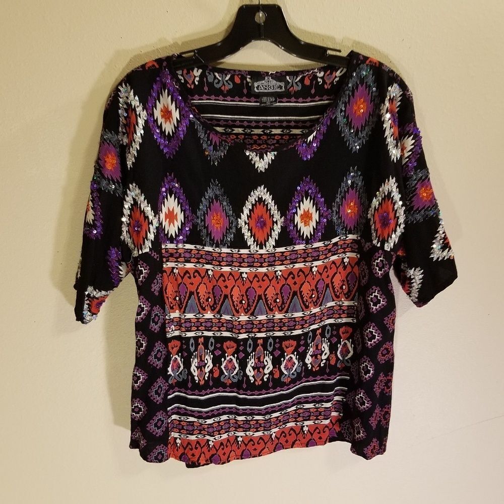 Angie sequence vintage style top